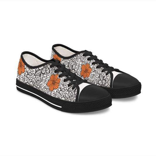 Floral Women's Low Top Sneakers