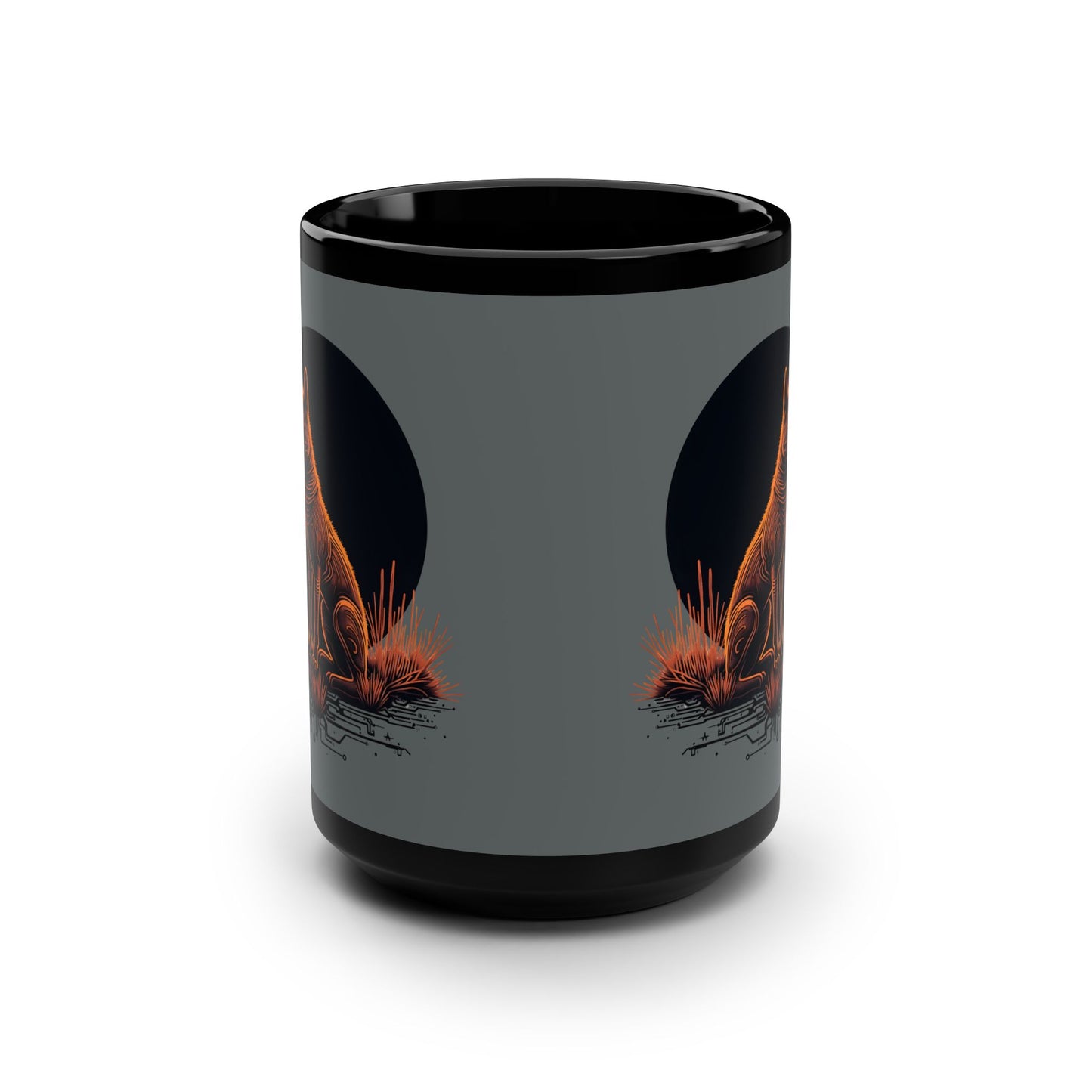 Neon coyote Design Mug