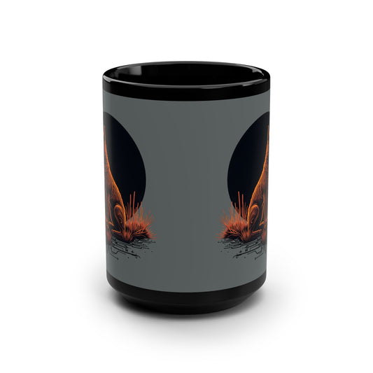 Neon coyote Design Mug