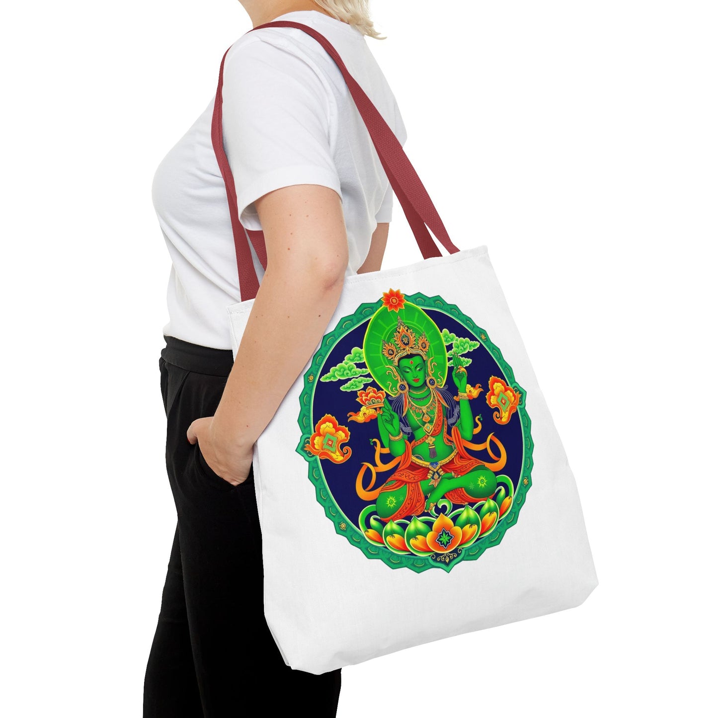 The Green Tara Tote Bag