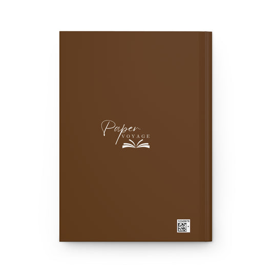 Purple Iris Hardcover Journal