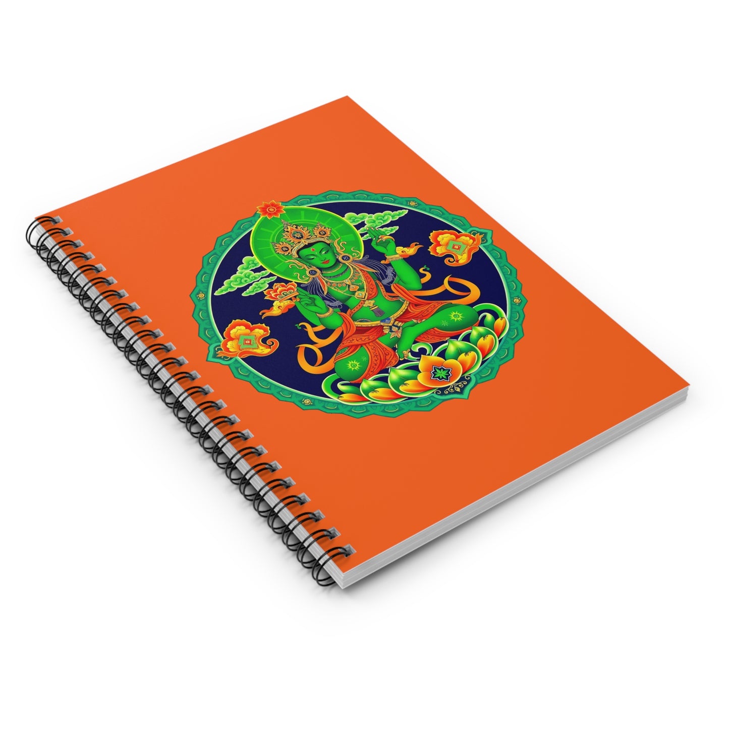 The Green Tara Spiral Notebook