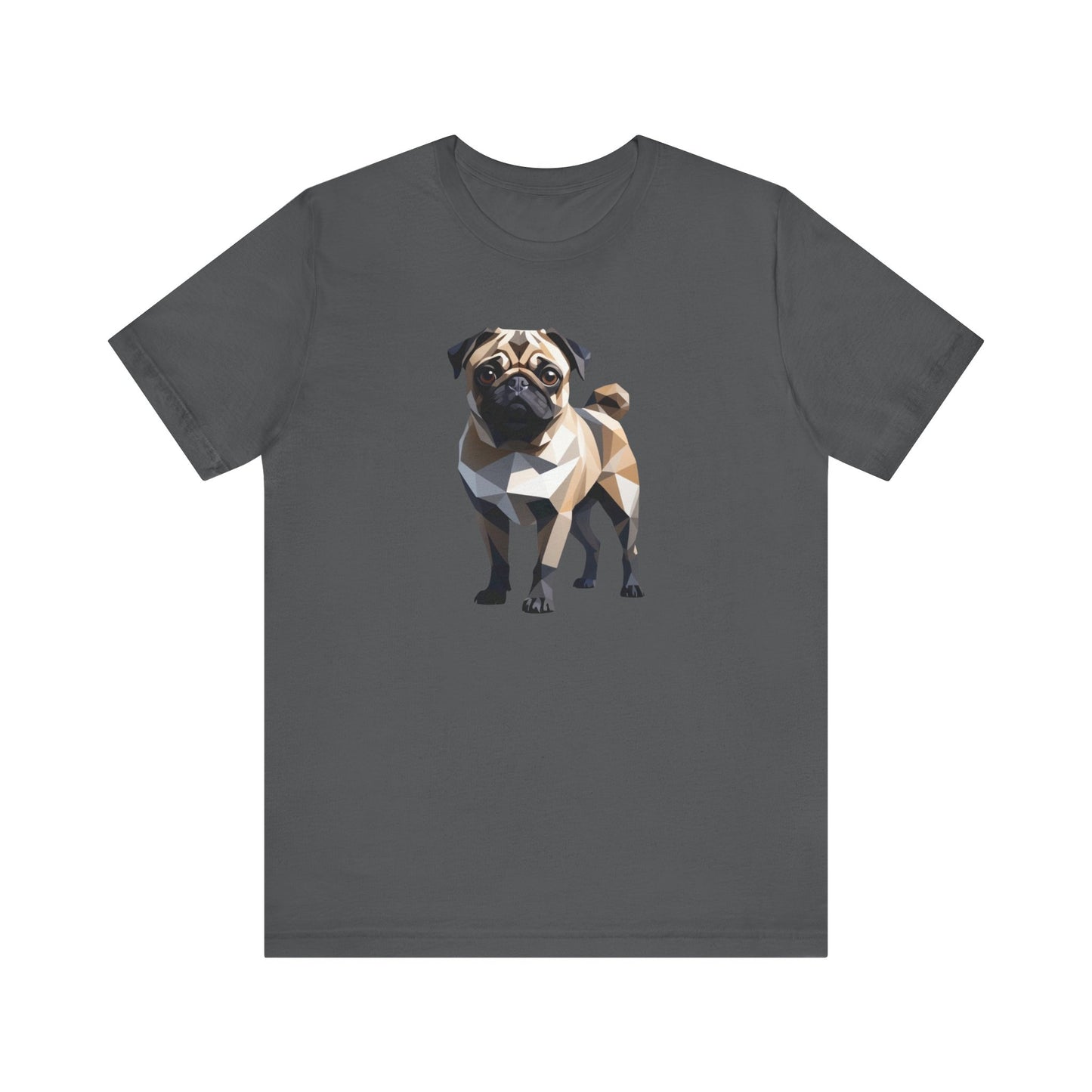 Geometric Pug Jersey Tee