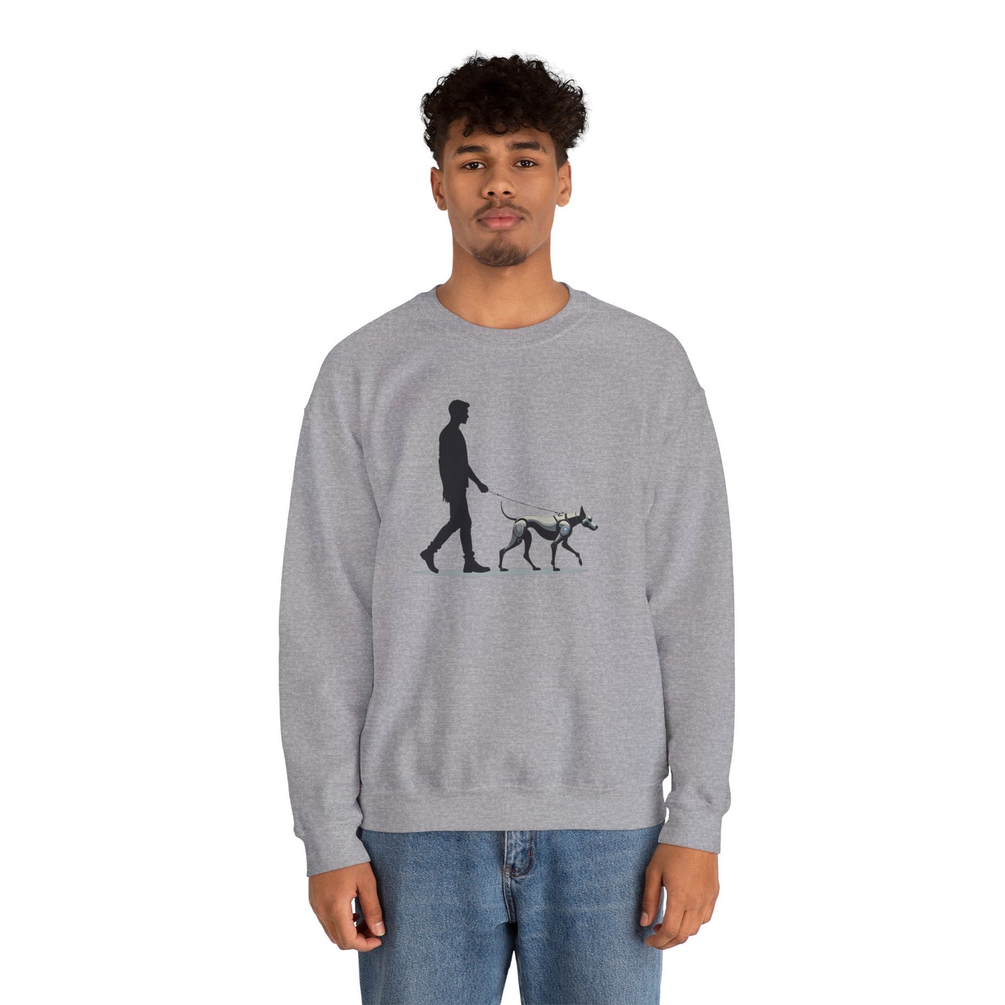 Robot Dog Crewneck Sweatshirt