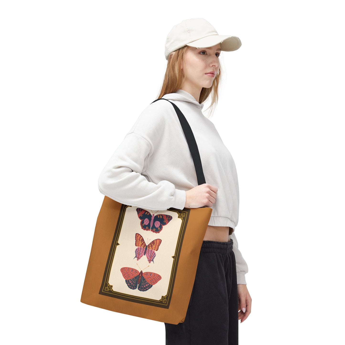 Vintage Butterfly Tote Bag