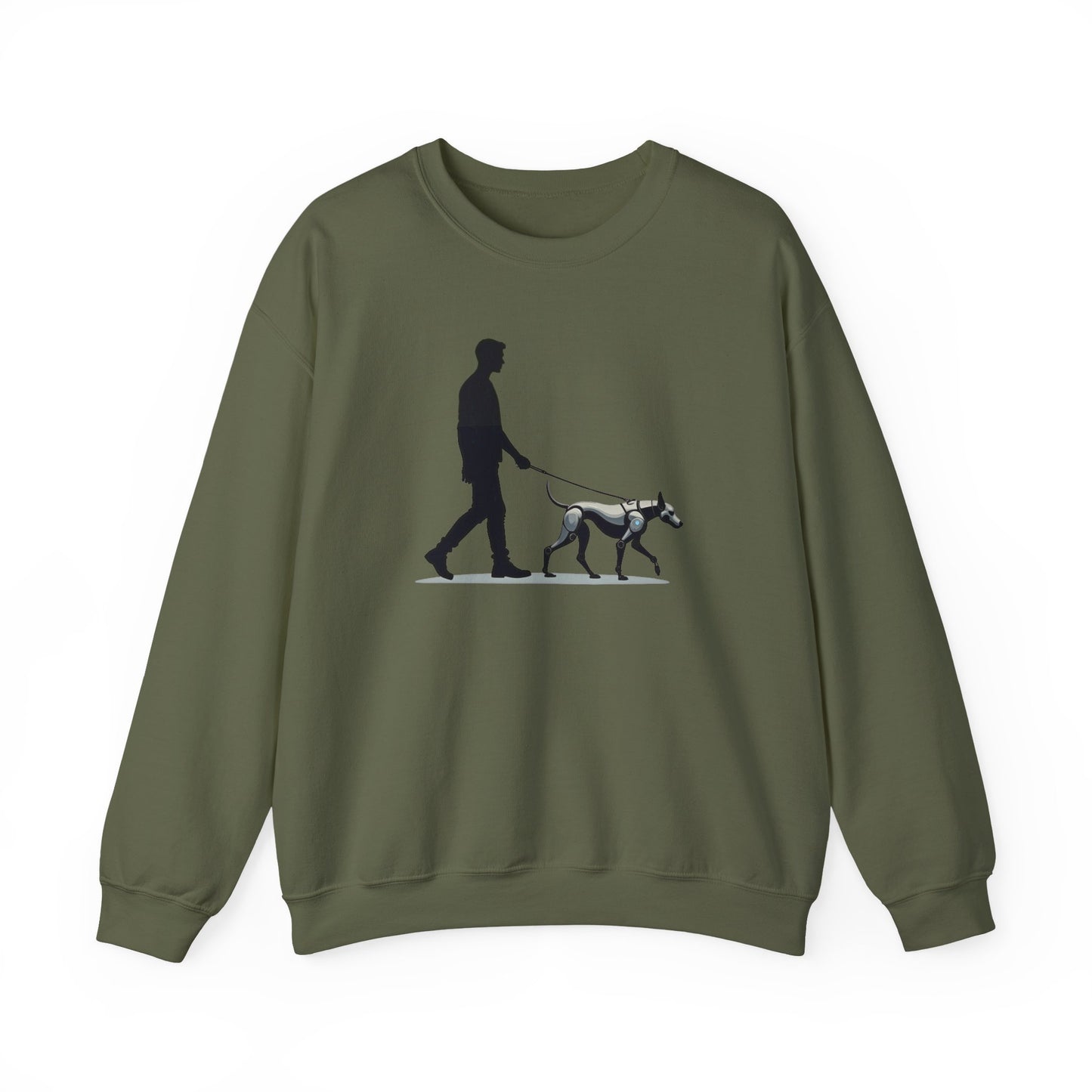 Robot Dog Crewneck Sweatshirt