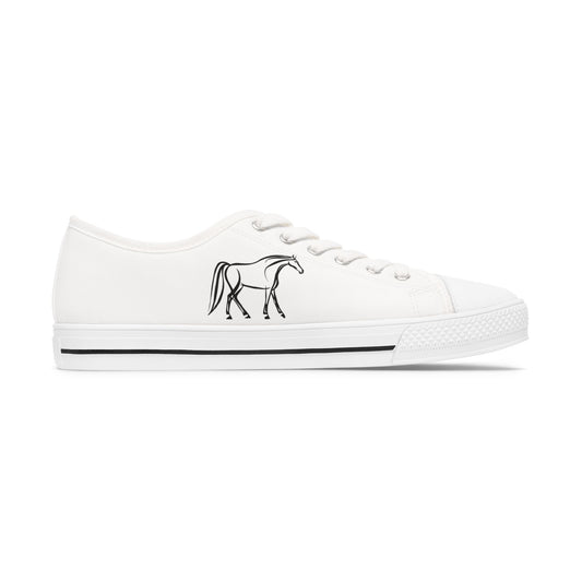 Elegant Horse Women's Low Top Sneakers