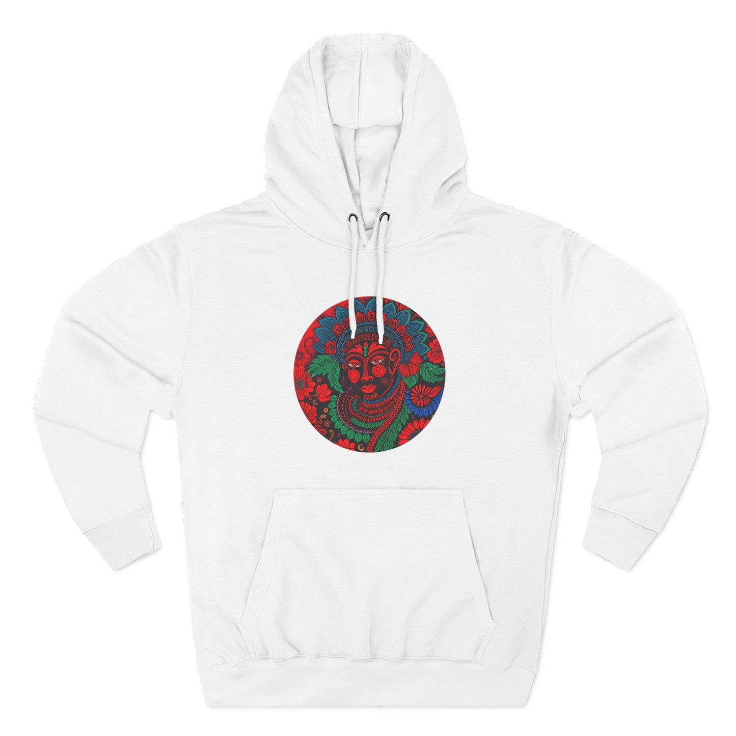 Vibrant Tribal Fleece Hoodie