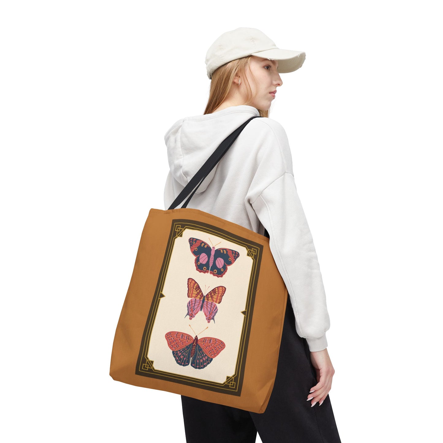 Vintage Butterfly Tote Bag