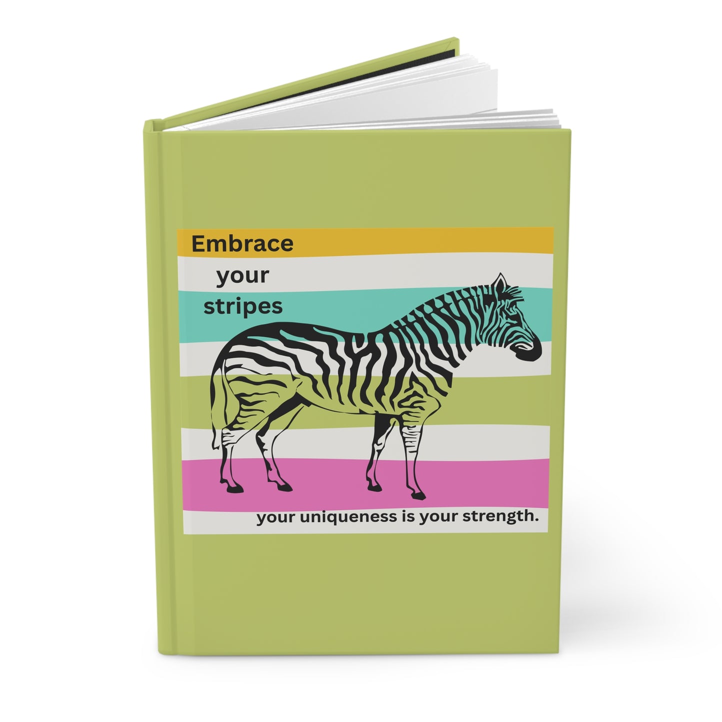 Embrace Your Stripes Hardcover Journal