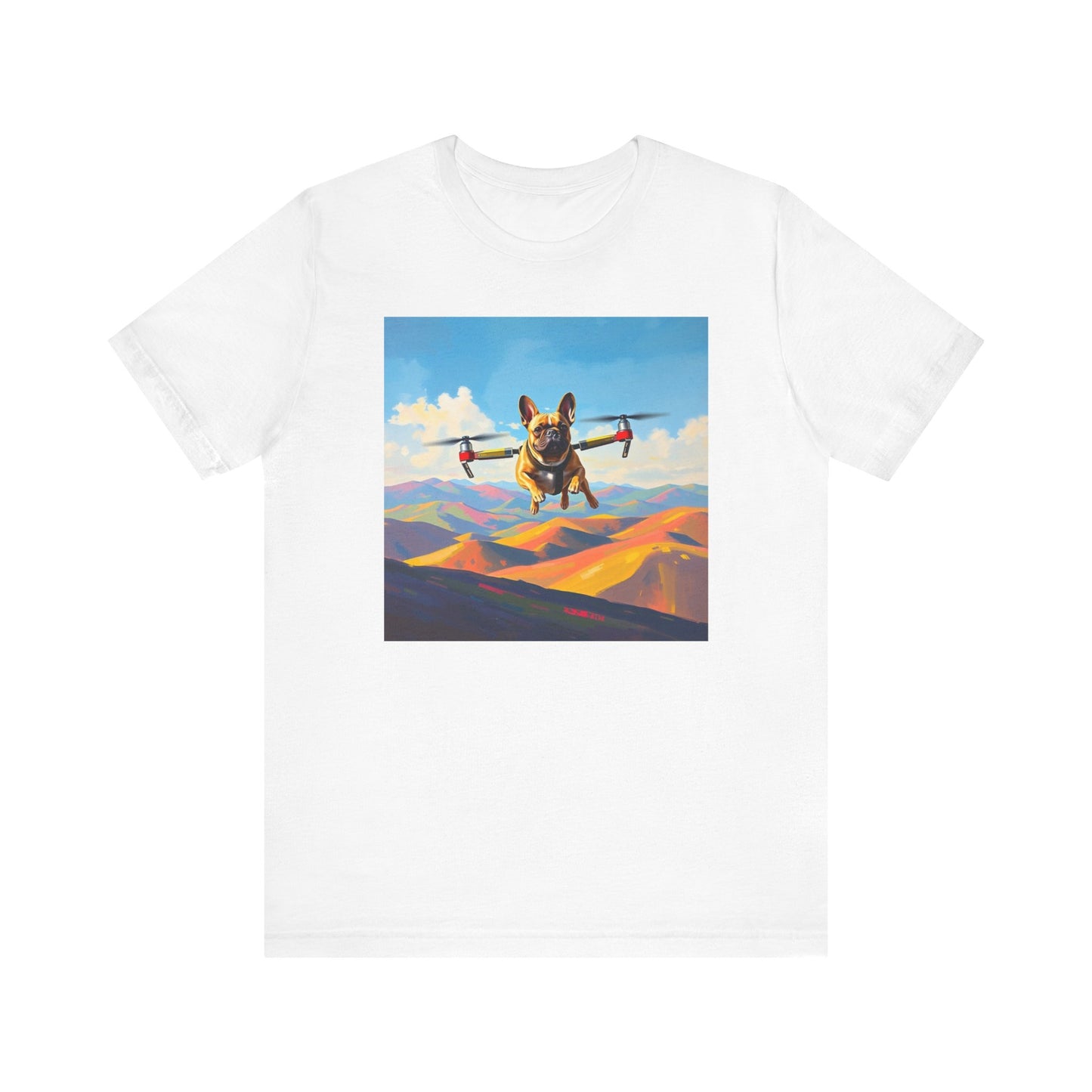 Flying Frenchie Unisex Short Sleeve Tee
