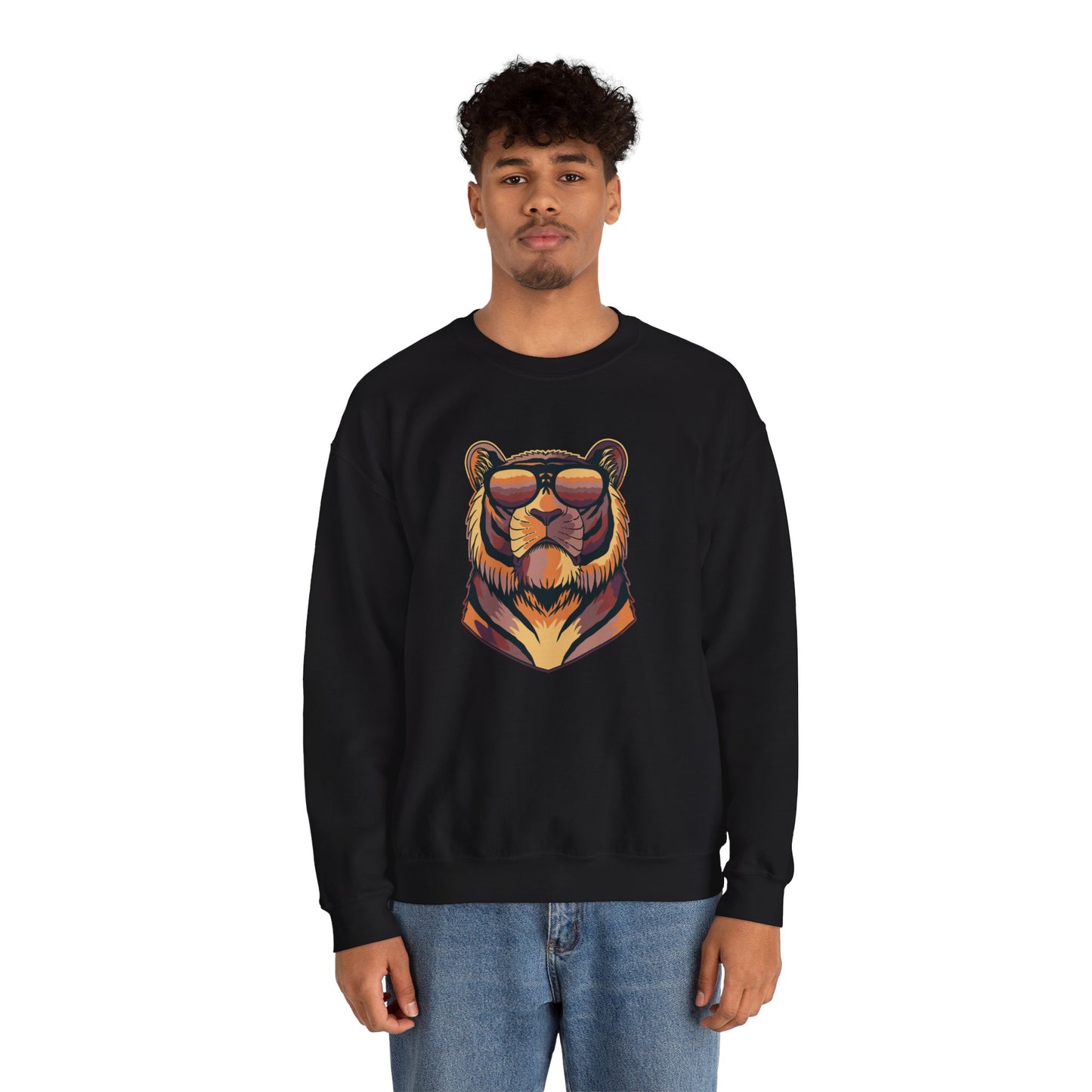 Tiger Boss Sweatshirt - Unisex Heavy Blend™ Crewneck