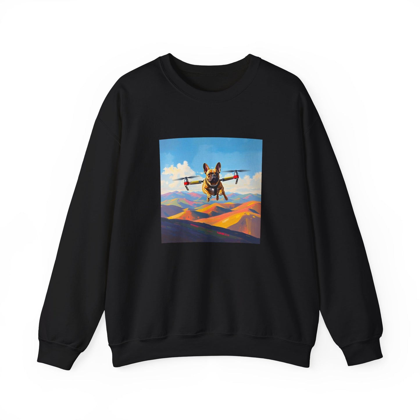 Flying Frenchie Crewneck Sweatshirt