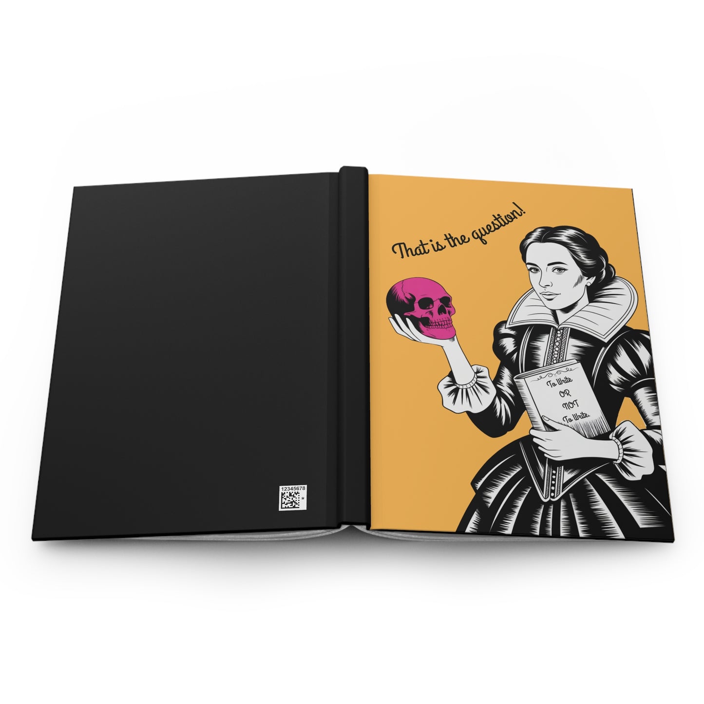 'To Write or Not To Write' Hardcover Journal