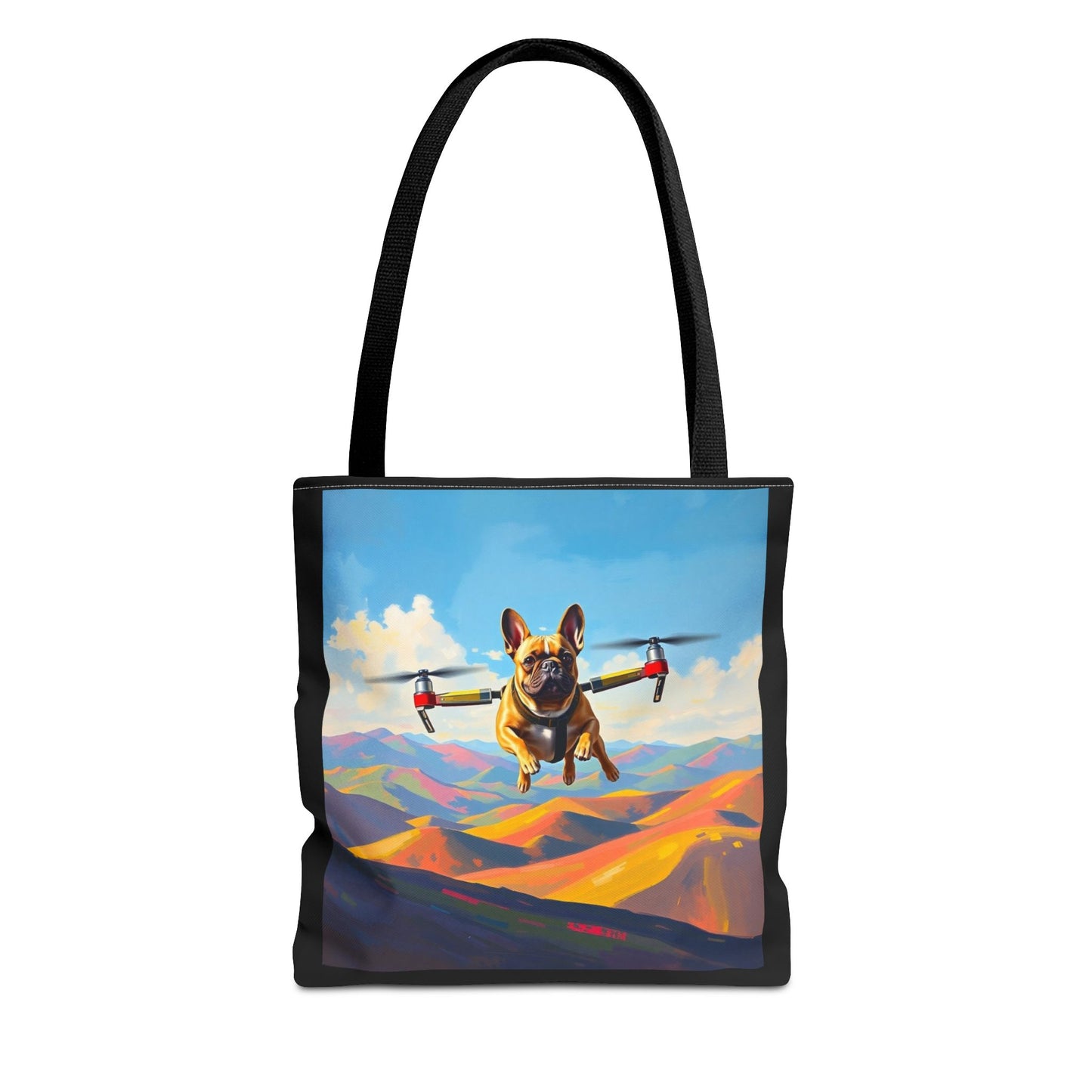 Flying Frenchie Tote Bag