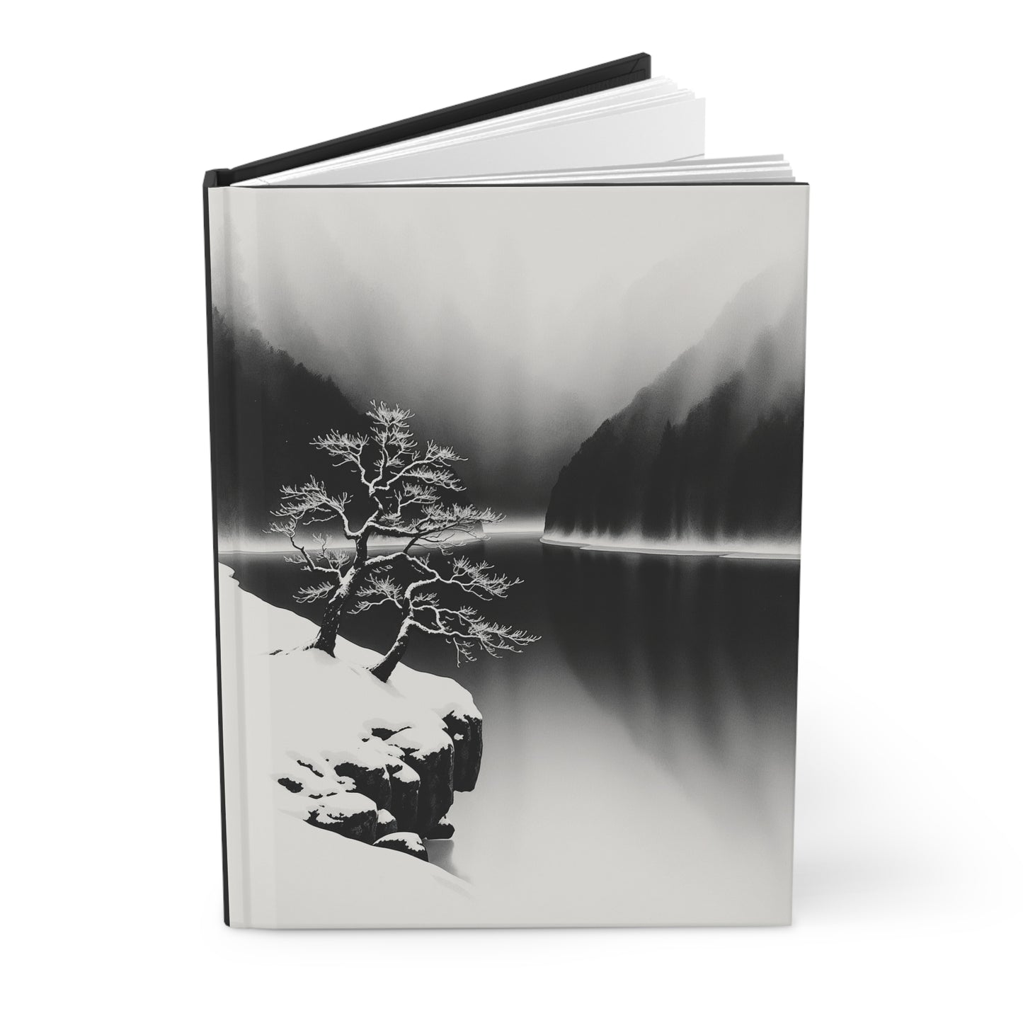 Trees by the Lake Hardcover Journal