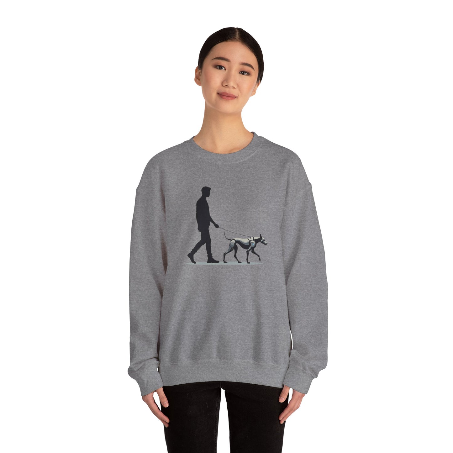 Robot Dog Crewneck Sweatshirt
