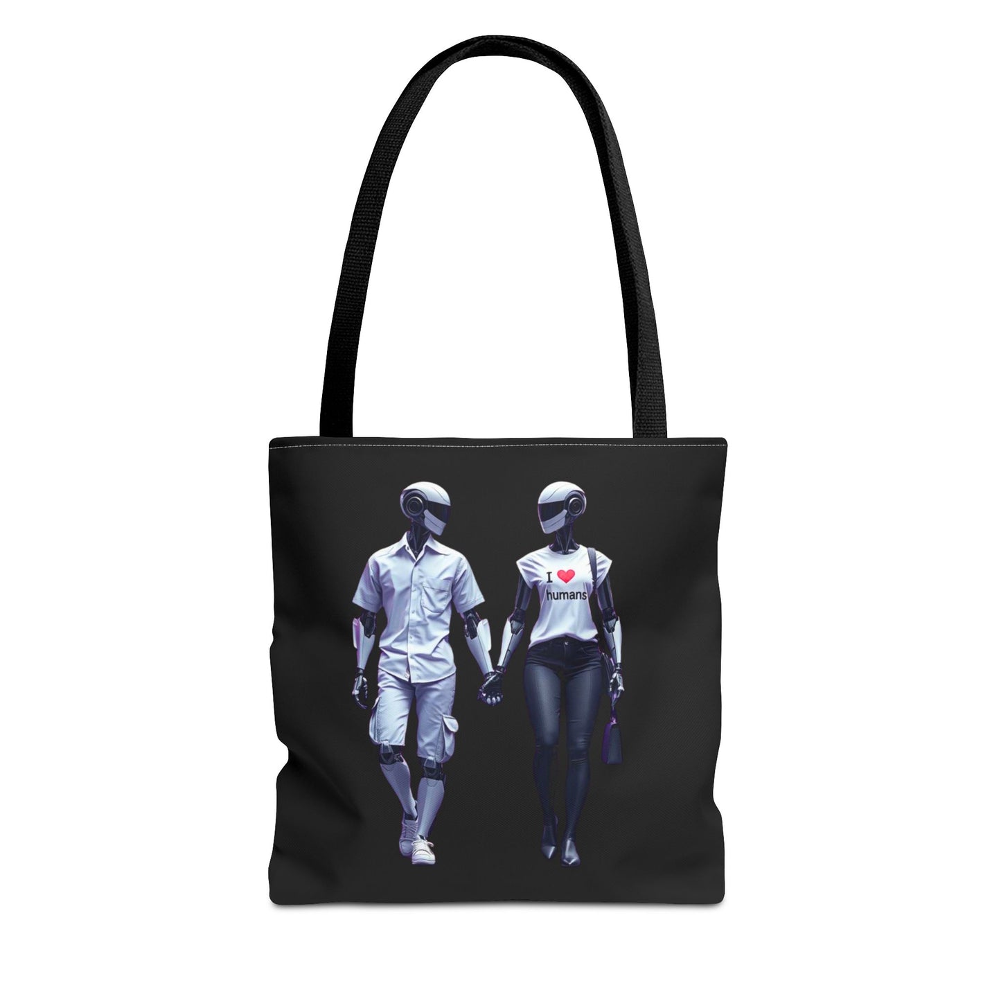 I Love Humans  Tote Bag for Tech Lovers