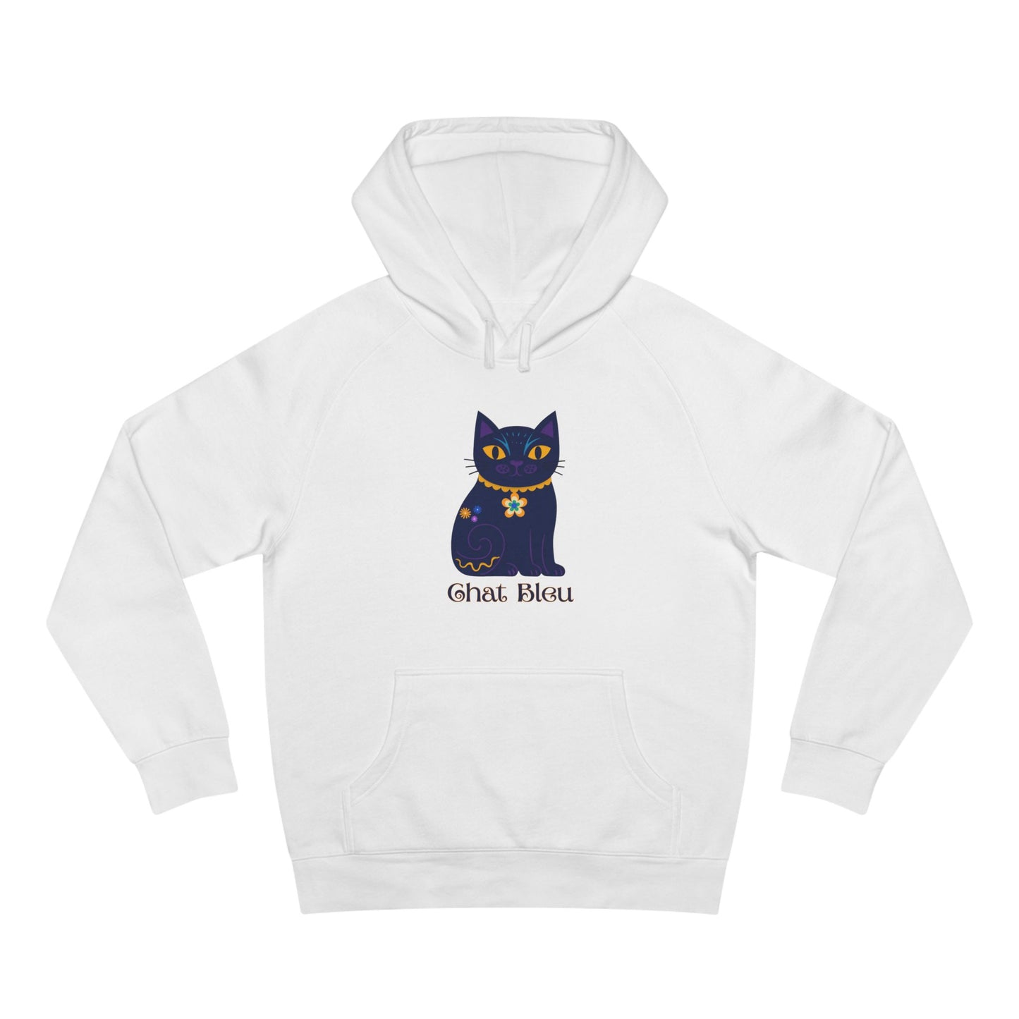 Chat Bleu Unisex Hoodie