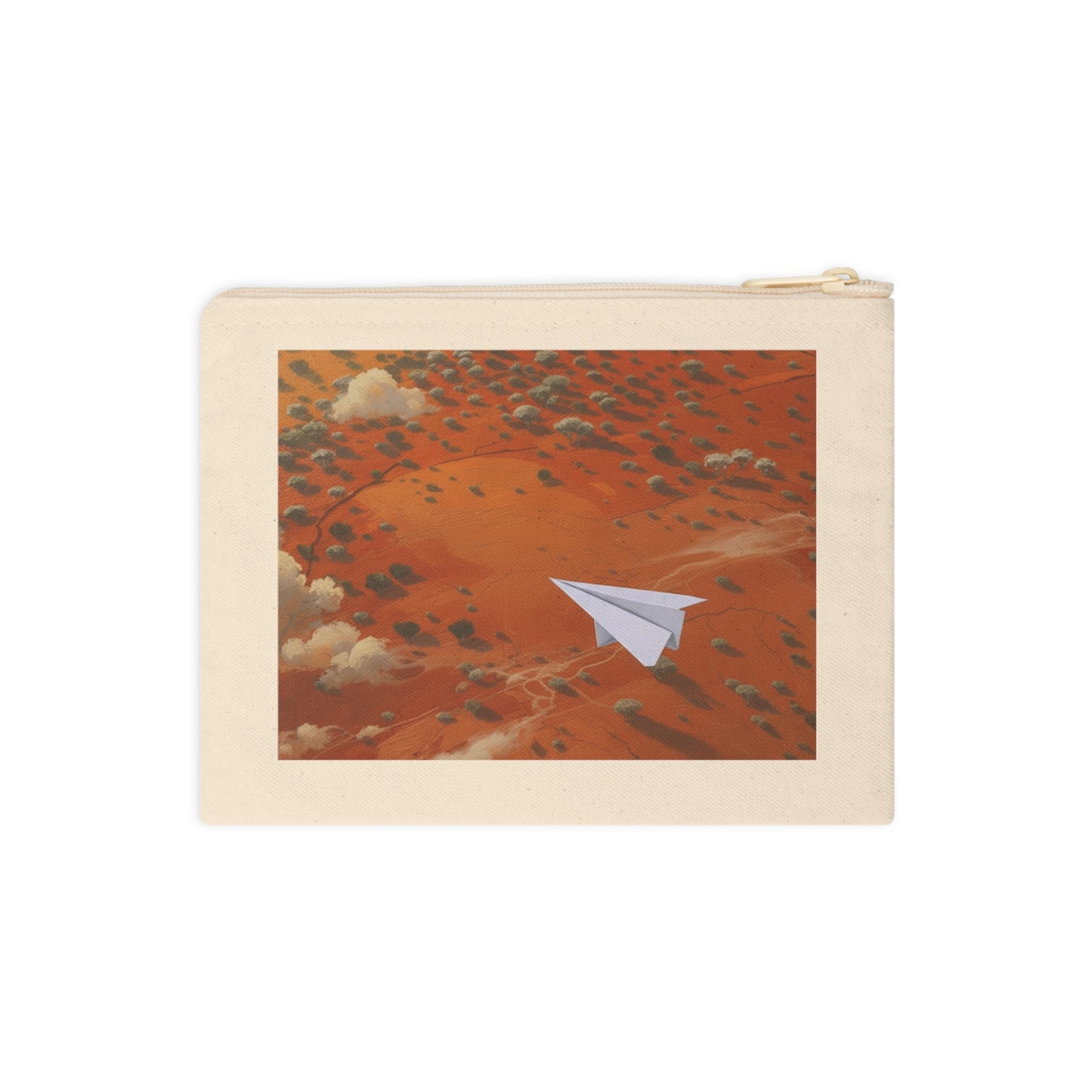 Paper Plane Zipper Pouch