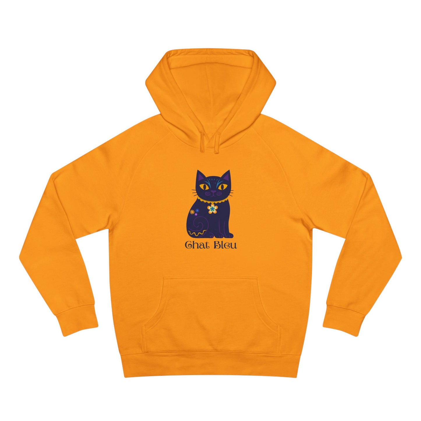 Chat Bleu Unisex Hoodie