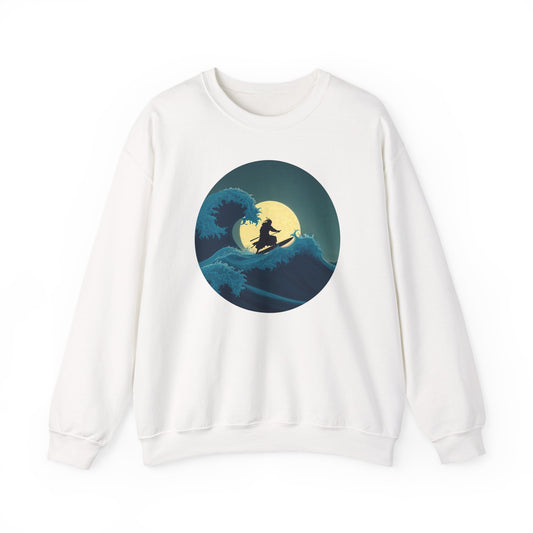 Surfing Samurai Crewneck Sweatshirt