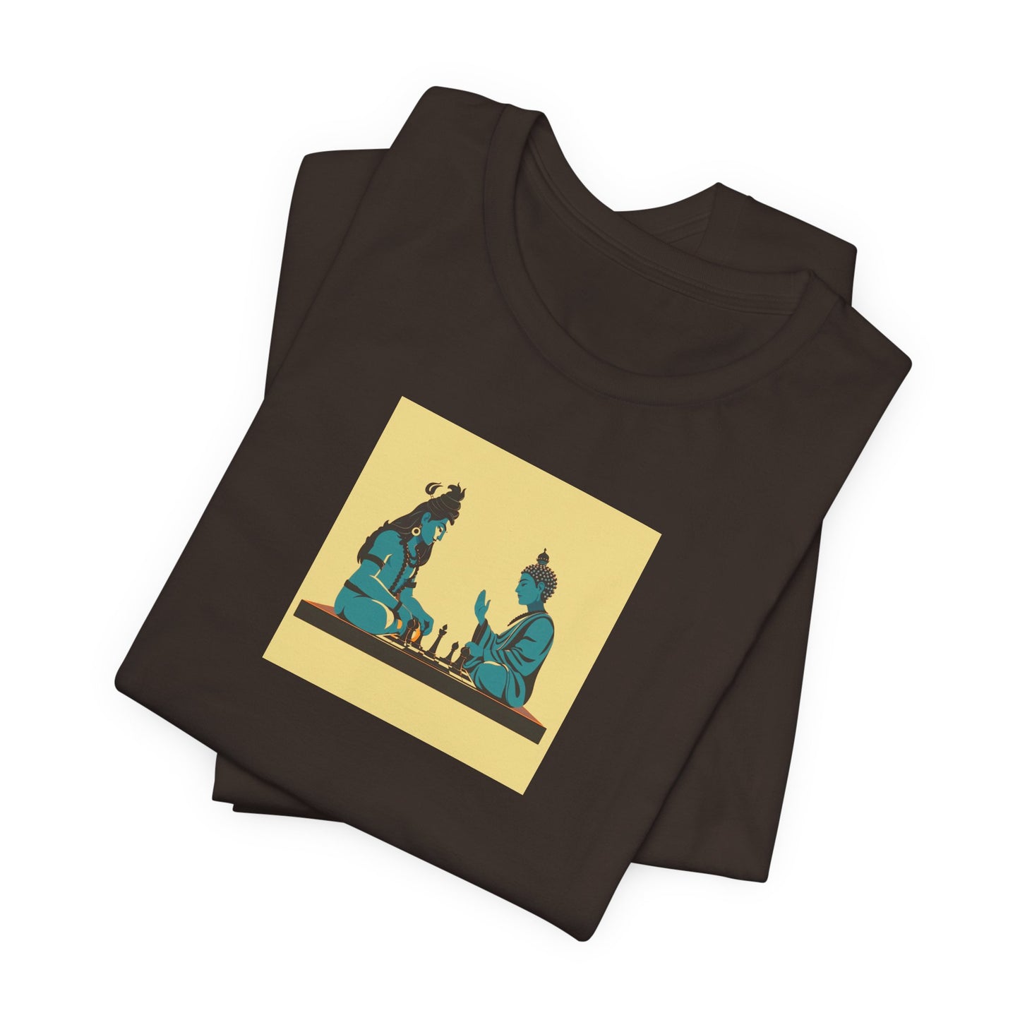 Shiva and Buddha play Chess