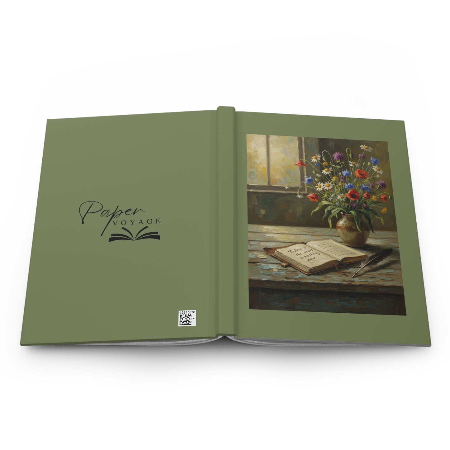 New Beginnings Still Life Hardcover Journal
