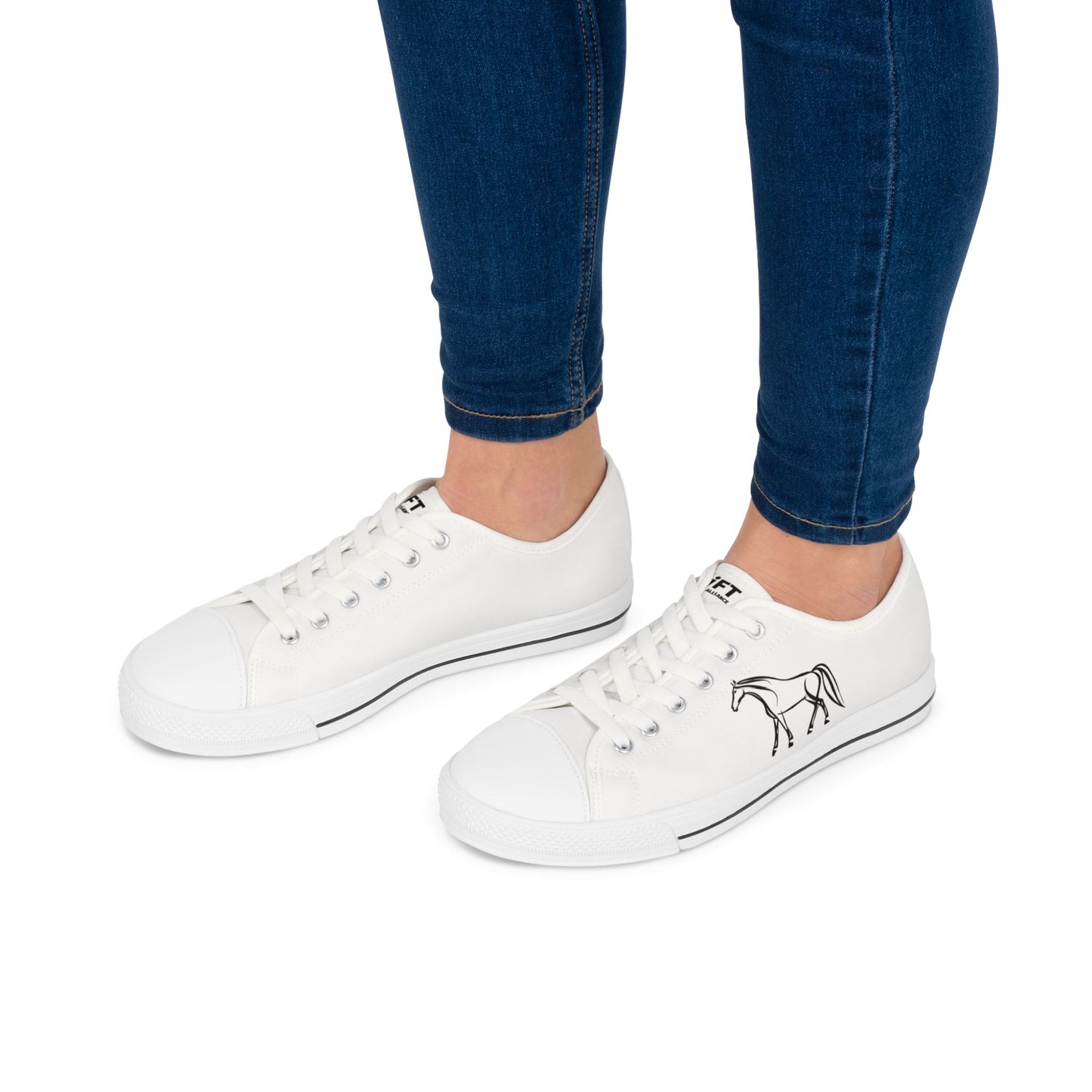 Elegant Horse Women's Low Top Sneakers