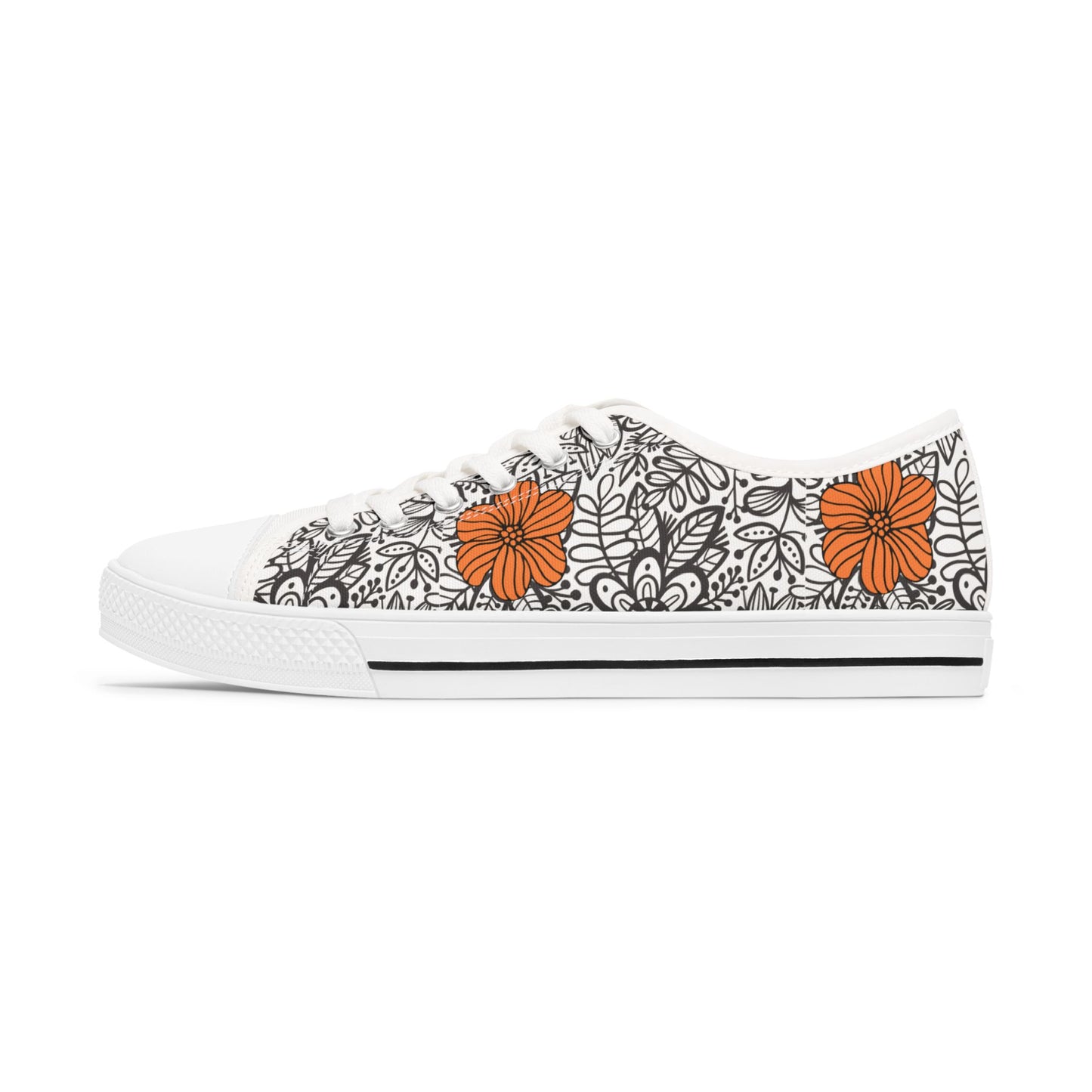 Floral Women's Low Top Sneakers