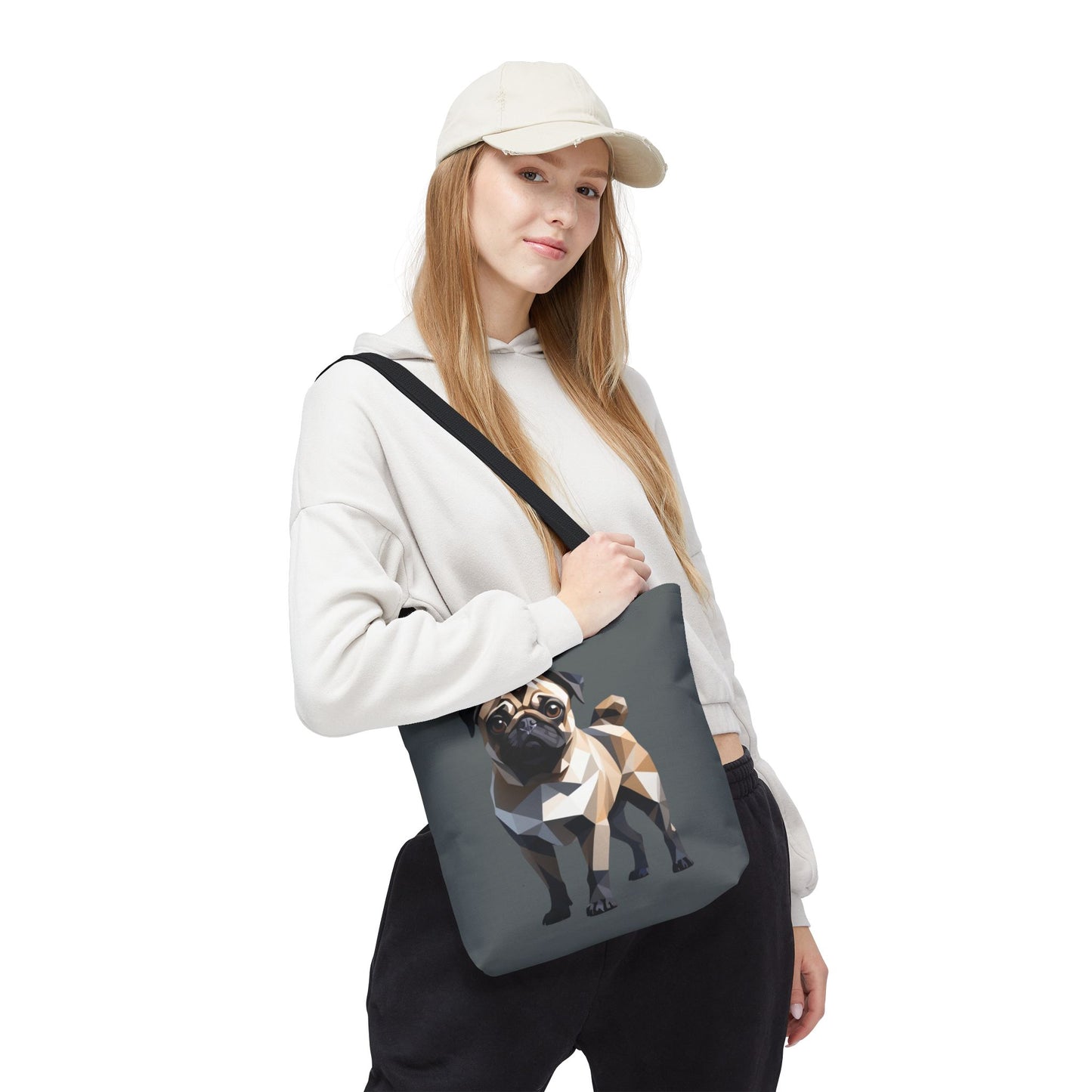 Stylish Pug Tote Bag