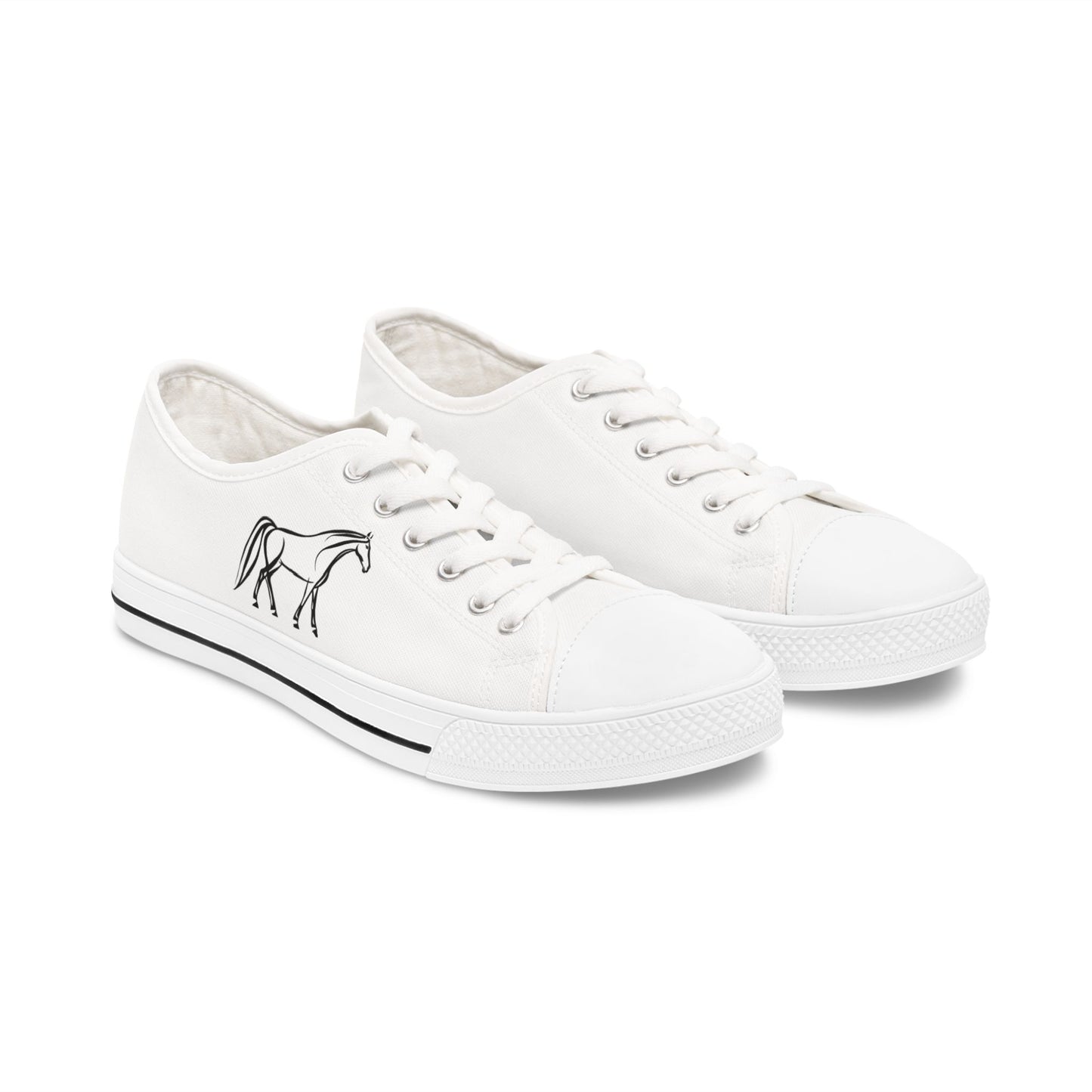 Elegant Horse Women's Low Top Sneakers