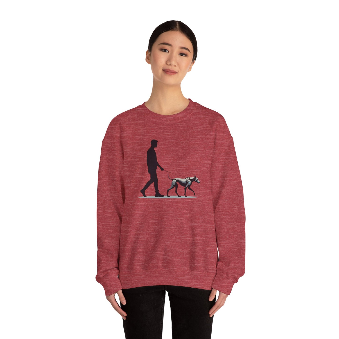 Robot Dog Crewneck Sweatshirt