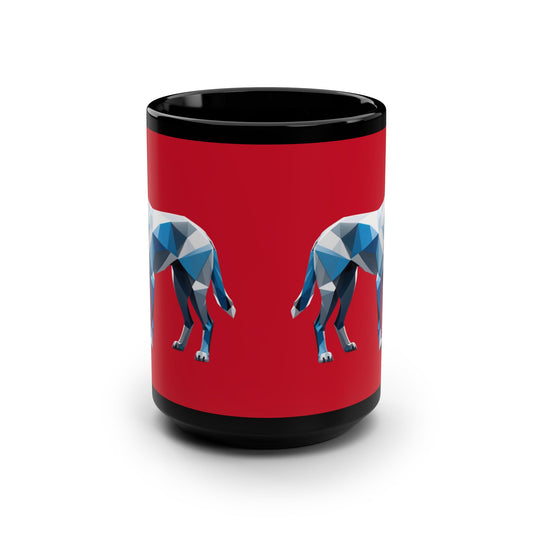 Geometric Blue Heeler Mug