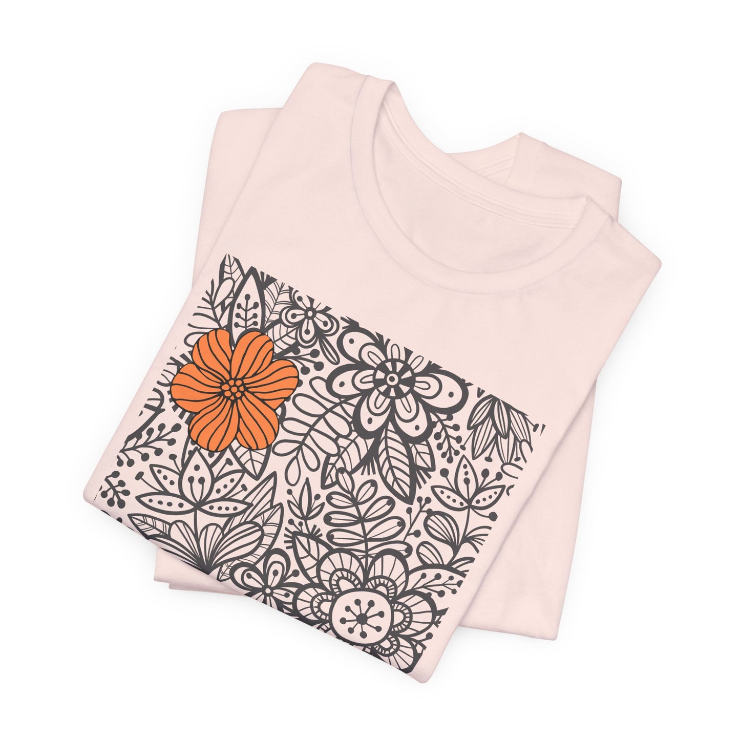 You Are The Difference Inspirational Floral Tee