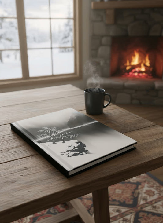 Trees by the Lake Hardcover Journal